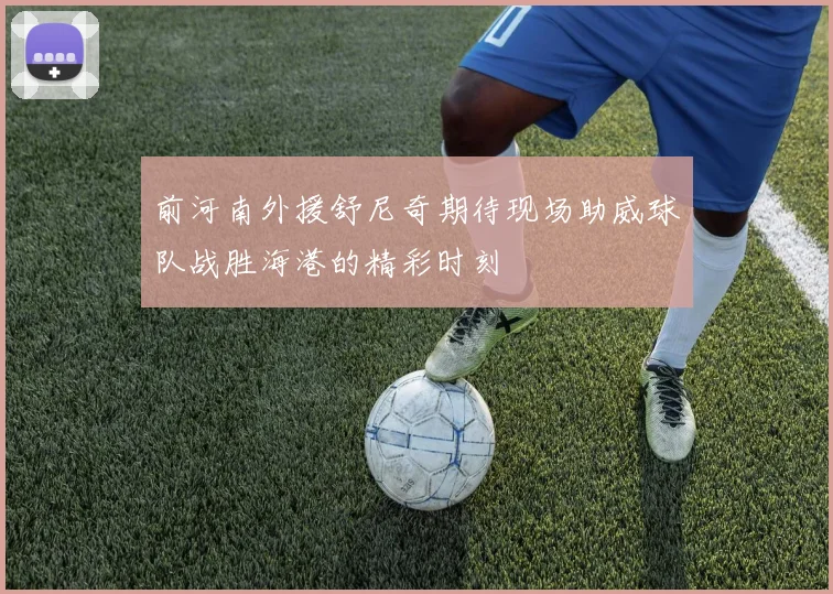 前河南外援舒尼奇期待现场助威球队战胜海港的精彩时刻
