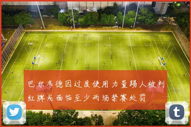 巴尔韦德因过度使用力量踢人被判红牌或面临至少两场禁赛处罚